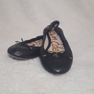Sam Edelman Black Leather Ballet Flats Size 6